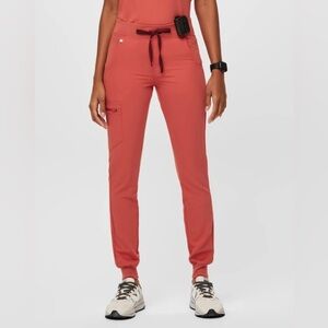 Figs Zamora Jogger Scrubs, XL, Clay